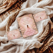 Blush Rose Garden Quinceañera セーブザデート