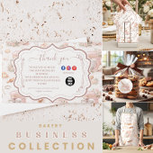 Blush Vintage Patisserie Bakery Business 名刺