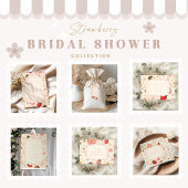 赤面ワイルドフラワーベリーブライダルシャワー スタンダードカクテルナプキン