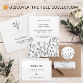 素朴フローラのパーソナライズされた花嫁 トートバッグ