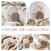 テディベアーボホビーベイビーシャワー待ち スタンダードカクテルナプキン