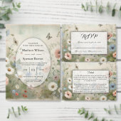 シンプルエレガント新郎新婦モノグラム 招待状ベリーバンド (この独立クリエイターのコレクションをカスタマイズ。)