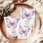 Boho蝶の赤ちゃんシャワー スタンダードカクテルナプキン