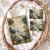 ボーホー恐竜ベイビーシャワー 招待状