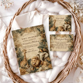 Boho Safari Animals Baby Shower スタンダードカクテルナプキン