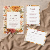 オレンエレガントジフラワーフレーム結婚式パーティー スタンダードカクテルナプキン (この独立クリエイターのコレクションをカスタマイズ。)