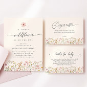 Wildflower Boho Baby Shower ギフトタグ