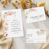 Spring Floral Wreath Wedding Thank You Favor フェイバータグ