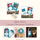 サンタはっきりしたクカスタマイズリスマス ワインラベル