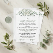 Botanical Garden Romance Save the Date Card セーブザデート