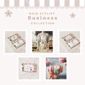 Botanical Pink Stylist Beauty Business 名刺