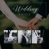 Botanical Watercolor Wedding Invitation  セルフインキングスタンプ