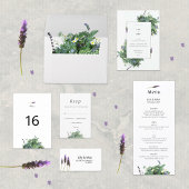 Botanical Wedding Invitation | Elegant Wildflower  招待状