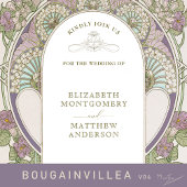 名刺表結婚ヴィンテージアールヌーボー