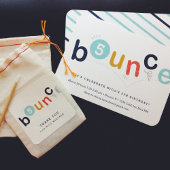 バウンスバースデーパ感謝していーティー スクエアシール