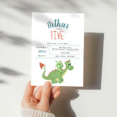 男の子かわいい魔法の緑のドラゴンと名前の子供 ノートブック