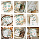 Boys Cute Safari Birthday ペーパープレート