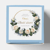 Thank You White Roses & Blue Baby’s Breath  マグネット