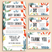 ブライトボタニカルフォスター気にシャワー招待状 招待状