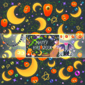 ハロウィンキッズパーティーかわいい招待状 シーズンカード