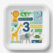 LION Round Sticker Customize this Zoo Animal Party ラウンドシール