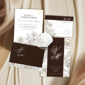 Browning On Love Wedding Invitation 招待状