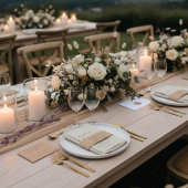 Wedding Burly Wood Sand Details エンクロージャーカード