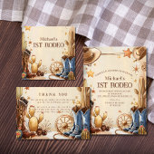 Cactus Desert 1st Rodeo Party サンキューカード