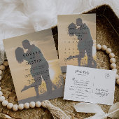 書道の背面と前面フォーマルの写真結婚の数 招待状