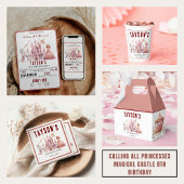 すべてのプリンセスマジカルキャッスルを呼び出す8誕生日 フェイバーボックス