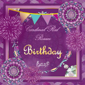 （鳥）ショウジョウコウカンチョウレッドロザース カフェラテマグ