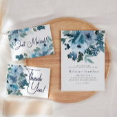 パステルブルーバラフローラゲーム財布の中のwhats チラシ