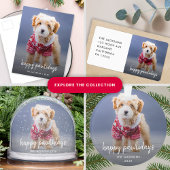 犬のクリスマスパピーハッピーパウィーデイズ磁気カード