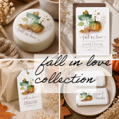 Fall In Love Rustic Pumpkin  サンキューカード