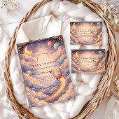 Celestial Astronaut Clouds Baby Shower スタンダードカクテルナプキン