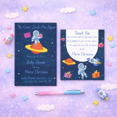 Stellar Arrival Baby Shower  アドバイスカード