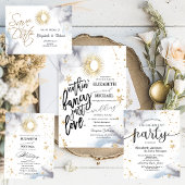 天月、星招待状 招待状