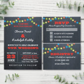 黒板数々のライト赤パーソナライズされた ラベル (この独立クリエイターのコレクションをカスタマイズ。)