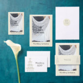 シャンパンフルートデザインシャンパンカラー結婚ズ ワインラベル (この独立クリエイターのコレクションをカスタマイズ。)