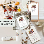 ワイン&チーズブライダルシャワーウェルカムサイン ポスター