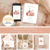 シャルキュテリーボードブライダルシャワーレシピカード エンクロージャーカード