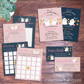 かわいい幽霊パターンピンクハロウィンリボン サテンリボン