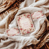 Cherry On Top Garden Romance Bridal Shower 招待状