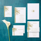 ビーチ結婚式カスタム磁気カードを保存 (この独立クリエイターのコレクションをカスタマイズ。)