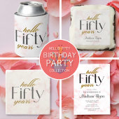 ハローフィフティックマーブル50thバースデーパーティー 招待状