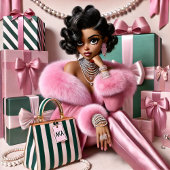 3.5インチx 2インチ磁気カードエッジクリスマス応援 ラッピングペーパーシート