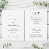 ミニマルモダン結婚式 アクリル招待状 (この独立クリエイターのコレクションをカスタマイズ。)