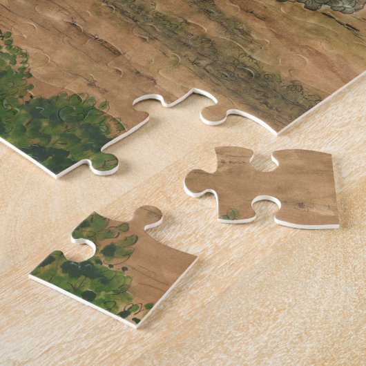 Collection Chip in eucalyptus tree Puzzle ジグソーパズル (側面)