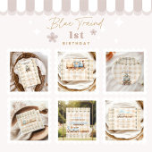 潮潮汽車1歳の誕生日 招待状