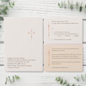 Christian Wedding Hand Lettered Monogram Cross 招待状 (この独立クリエイターのコレクションをカスタマイズ。)